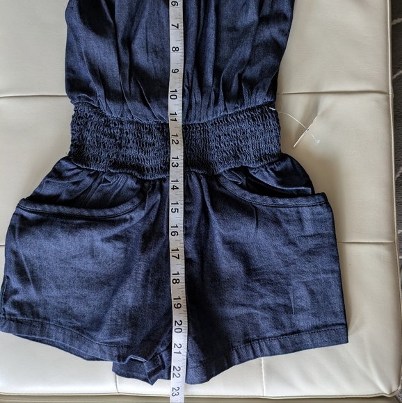 NWOT(Partial Tag) Denim Romper - Picture 6 of 10